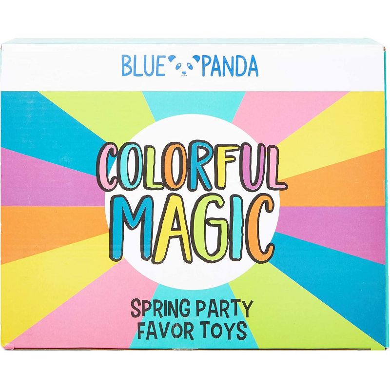 Spooky Central 24 Pack Magic Springs Party Favors for Halloween in 4 Colors, 1.75 x 2 in