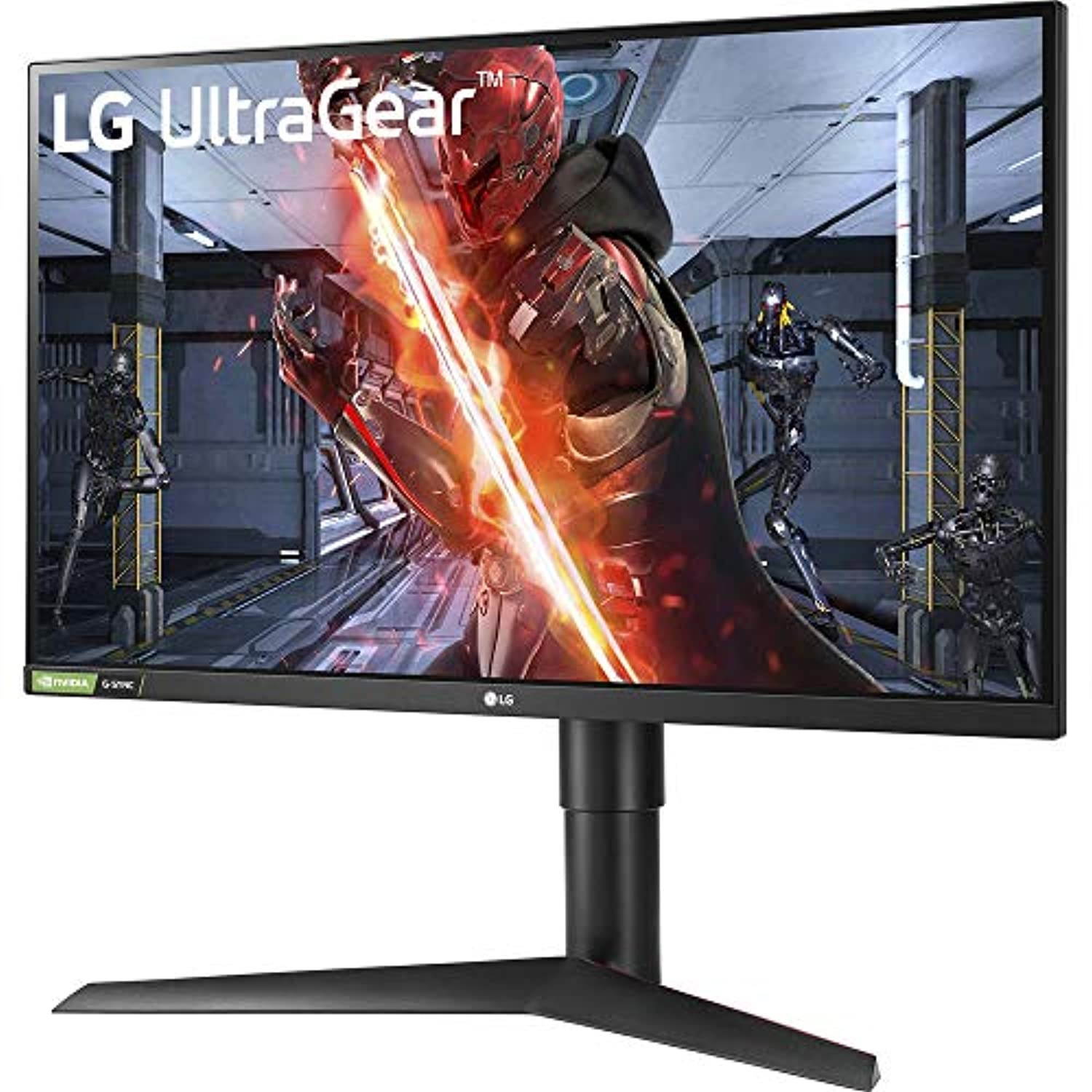 LG 27" Ultragear QHD Nano IPS 1ms NVIDIA G-SYNC Compatible Gaming Monitor Bundle with Deco Gear HDMI Cable 2 Pack + Gamer Surface Mousepad + Screen Cloth (E33LG27GL850B)