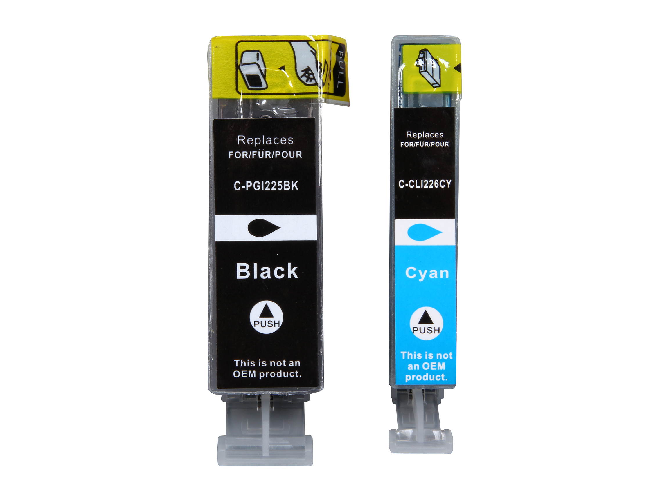 Green Project C-CLI226(12pk) 2 Black 2 Cyan 2 Magenta 2 Yellow Ink Cartridge with new chip and free 20pk 4x6 photo paper Replaces Canon PGI225 & CLI226