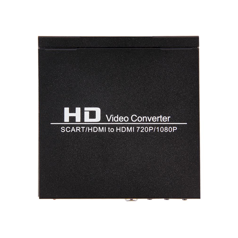 Scart/HDMI to HDMI 720P 1080P HD Video Converter Monitor Box For HDTV DVD STB