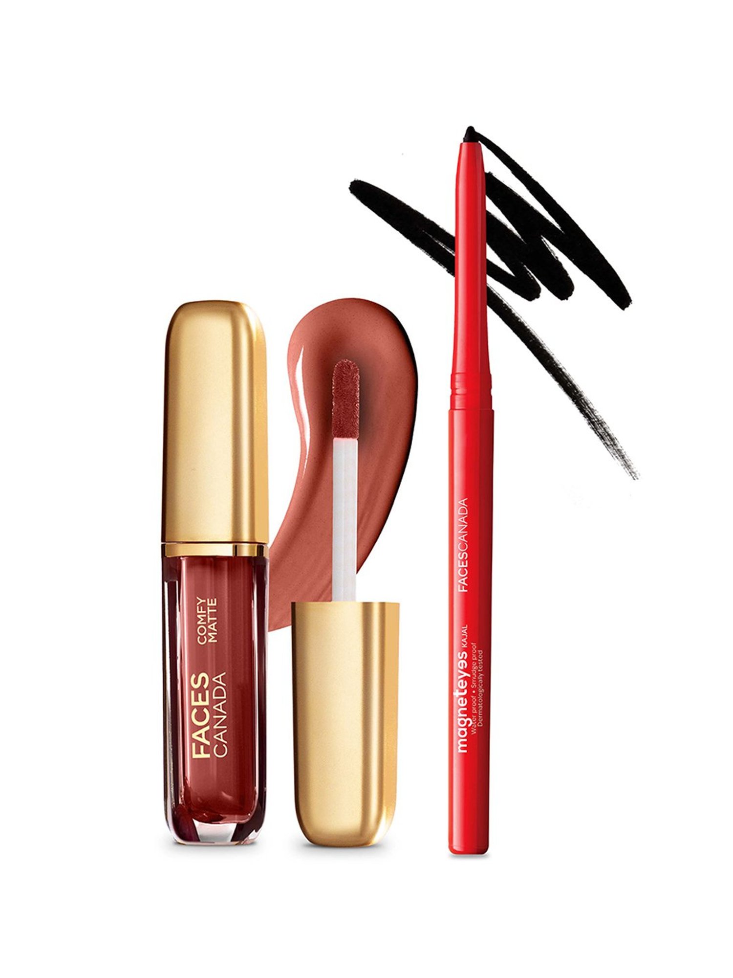 Faces Canada Lip & Eye Combo - For The Win and Magneteyes Kajal