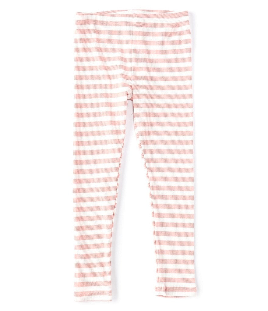 Chelsea & Violet Little Girls 2T-6X Striped Rib Knit Leggings