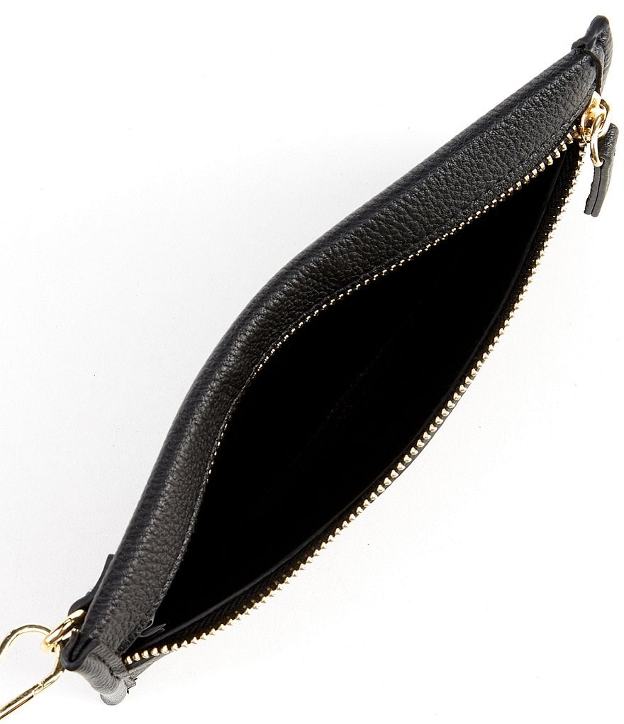 HOBO Link Leather Zip Wristlet