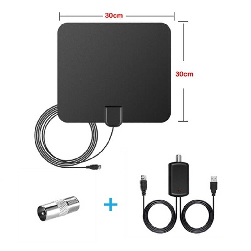 Indoor Digital TV Antenna with Signal Amplifier Booster TV Radius Antena TV Surf Antennas  TV view TDT Cable TV Fox Antenna