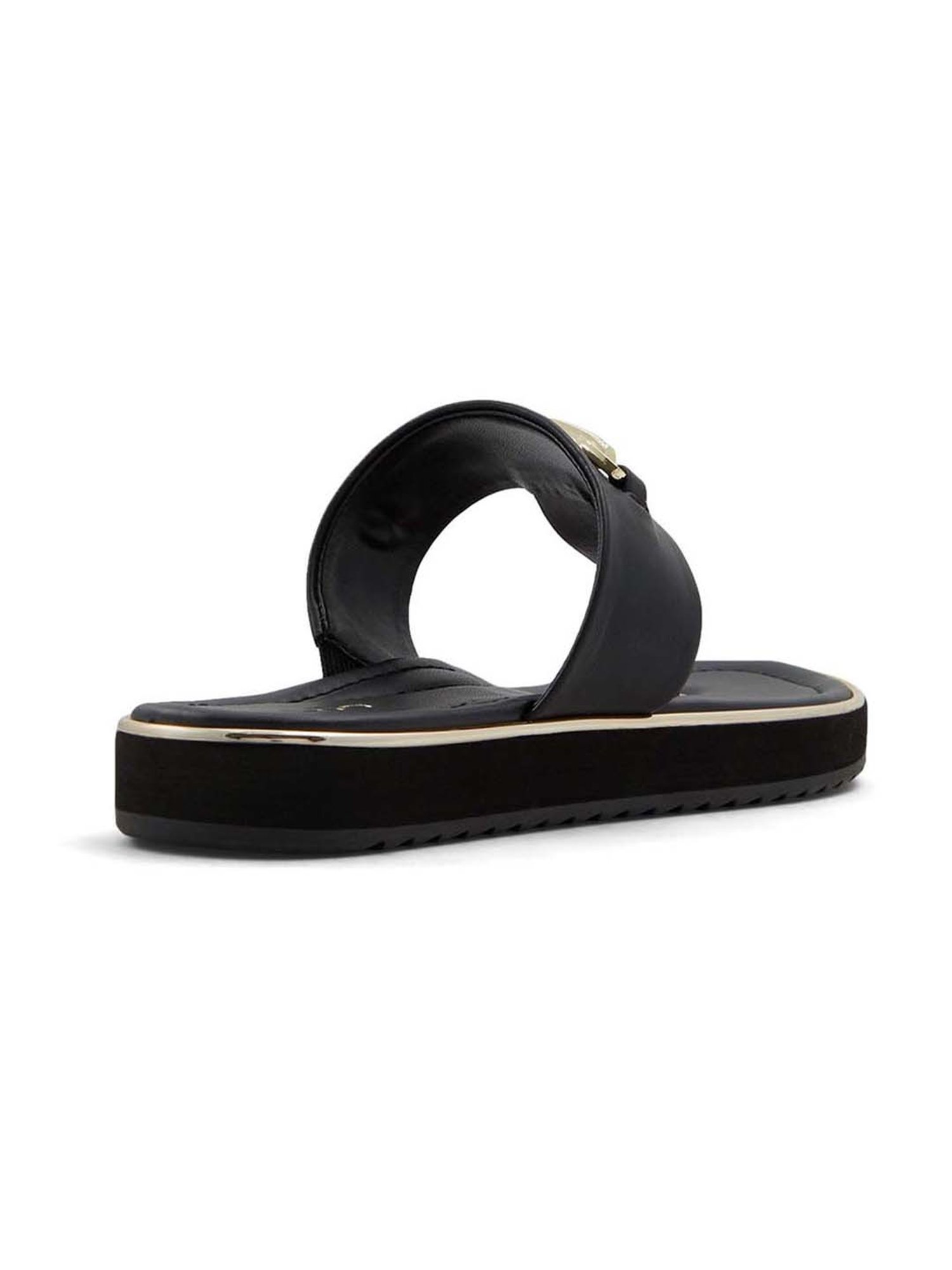 Aldo Women's Deverena Black Thong Sandals