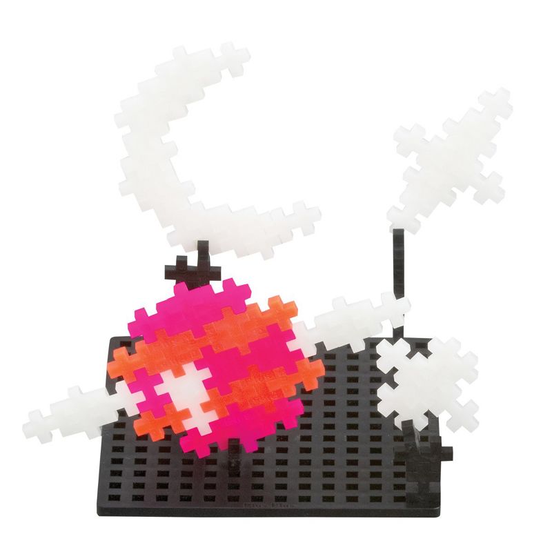 Plus-Plus Learn to Build Glow in the Dark Mix - STEM Building Set - 400 Pieces & Baseplate