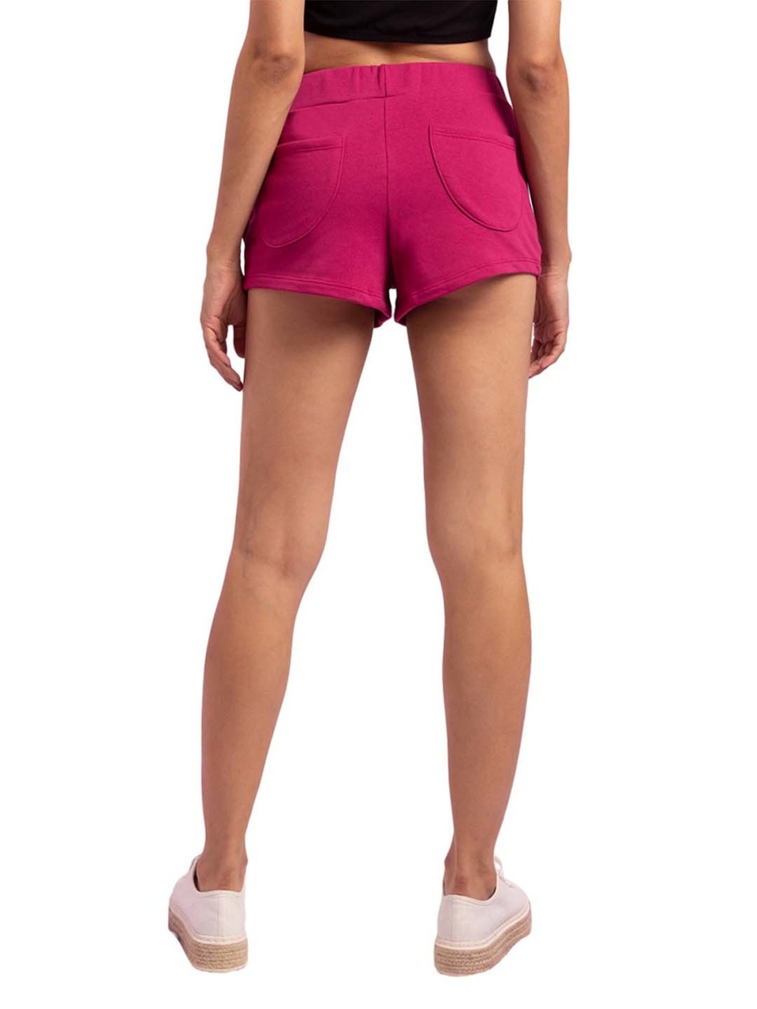 KENDALL + KYLIE Pink Printed Mid Rise Shorts