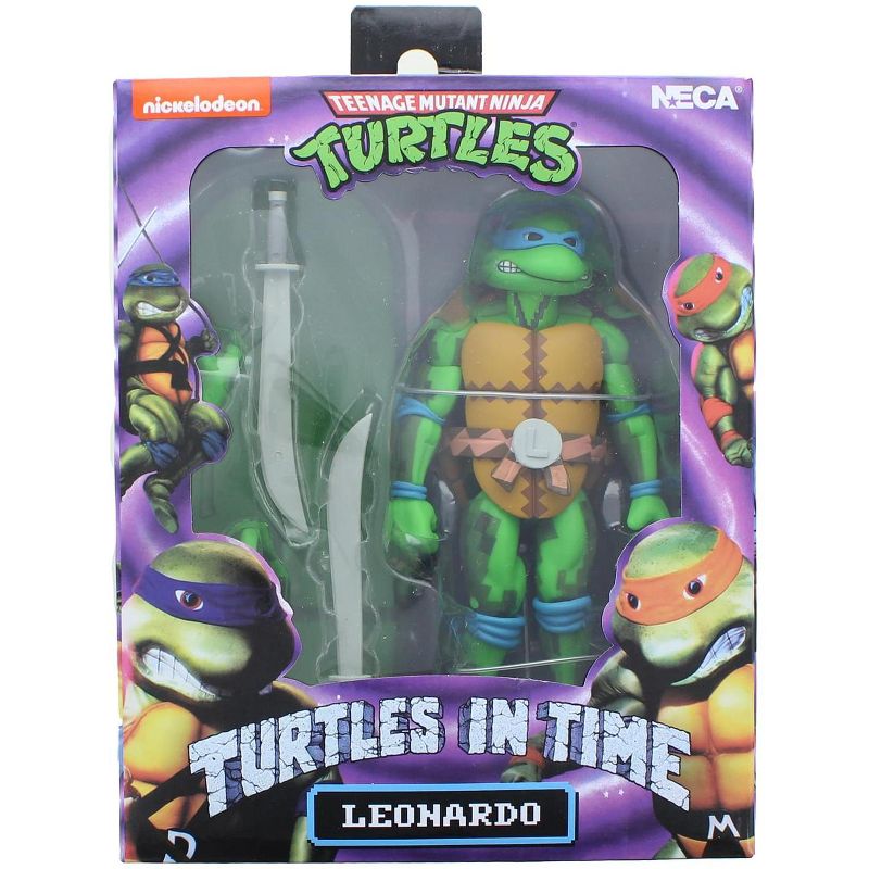 Neca Teenage Mutant Ninja Turtles Turtles In Time 7 Inch Action Figure | Leonardo