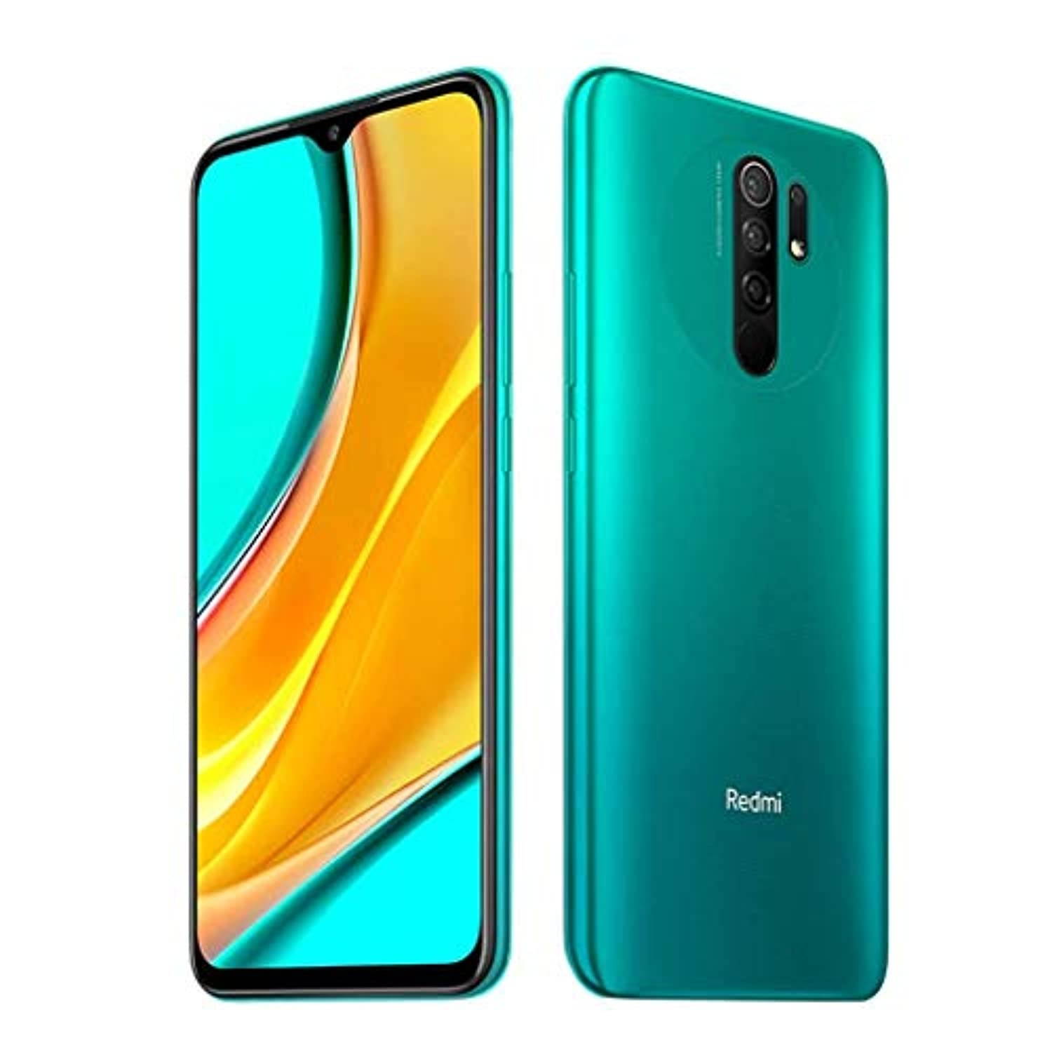 Xiaomi Redmi 9 Unlocked RAM Dual Sim 32GB 3GB RAM 6.53" International Global Version (Ocean Green) (MZB9654EN)