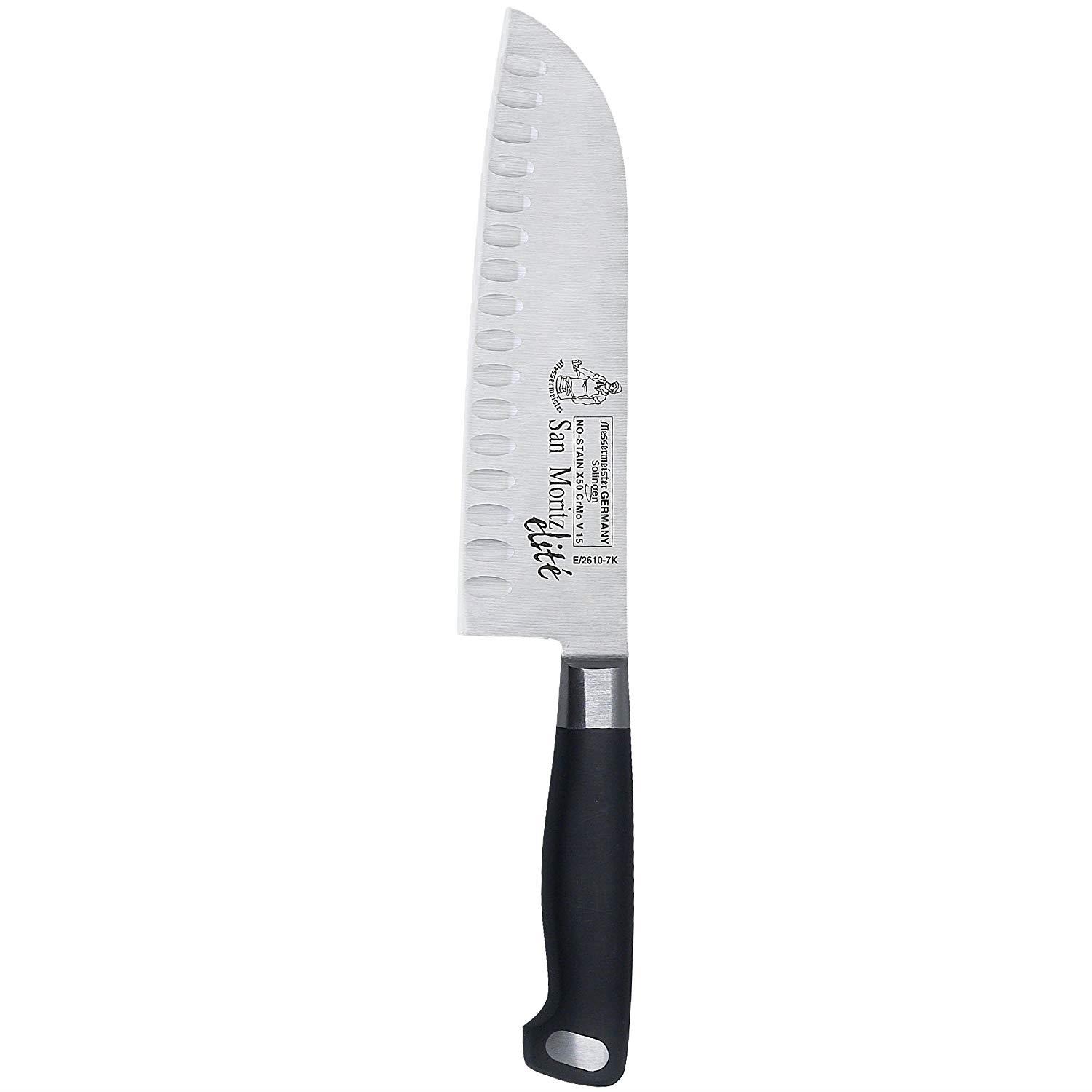 Messermeister San Moritz Elite - 7" Kullenschliff Santoku Knife