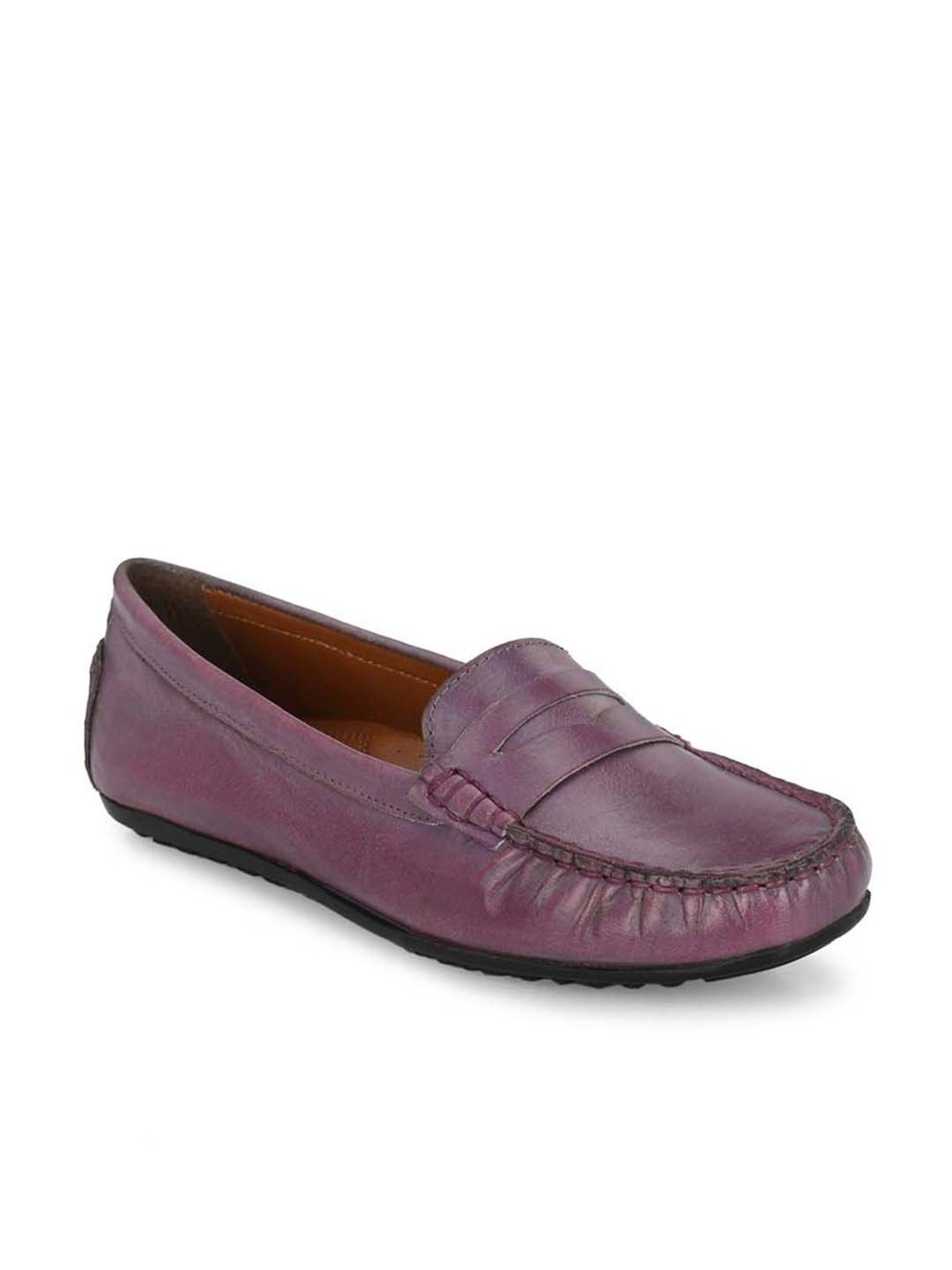 Carlo Romano Women's Purple Casual Loafers