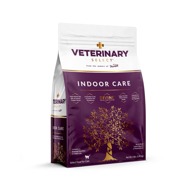 Veterinary Select Indoor Care Adult Premium Dry Cat Food - 4lbs