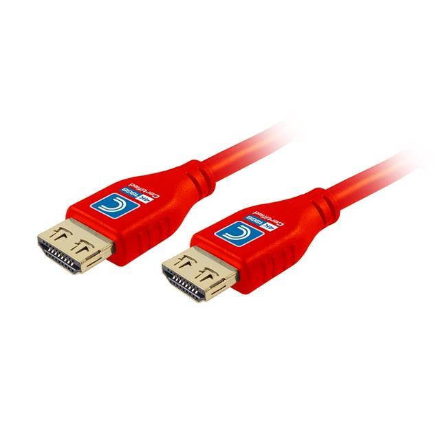 Comprehensive MHD18G-3PRORED 3 ft. High Speed HDMI Cable with ProGrip - Red