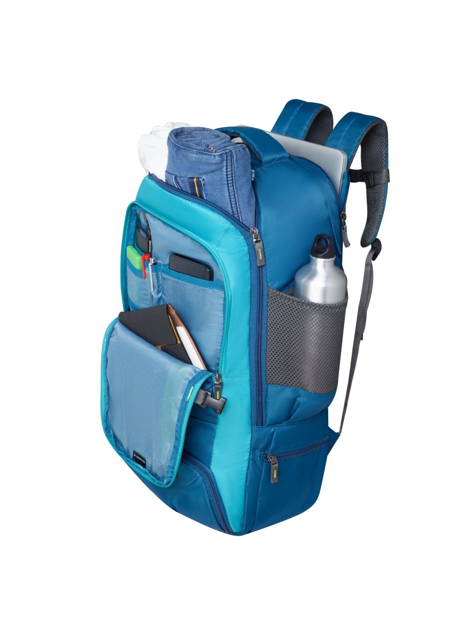 Aristocrat Duro 45 Ltrs Blue Medium Rucksack