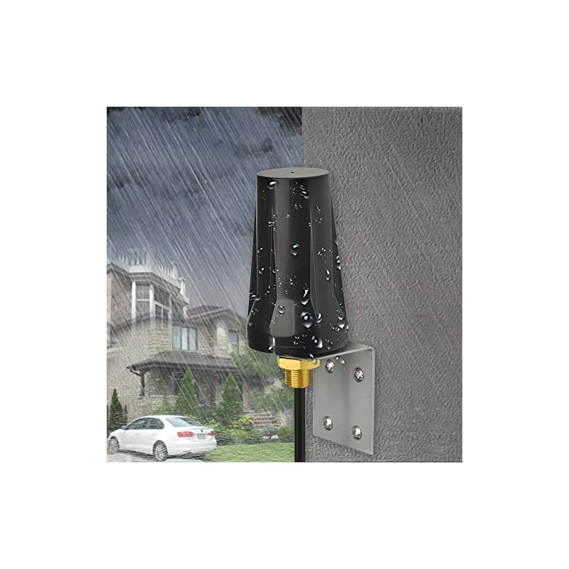 4G LTE Outdoor Fixed Bracket Wall Mount Waterproof Antenna 5dBi 4G LTE SMA Male Antenna10 feet Low Loss 195 Coaxial Extension Cable Compatible with 4G LTE Router Gateway Cellular Trail Camera