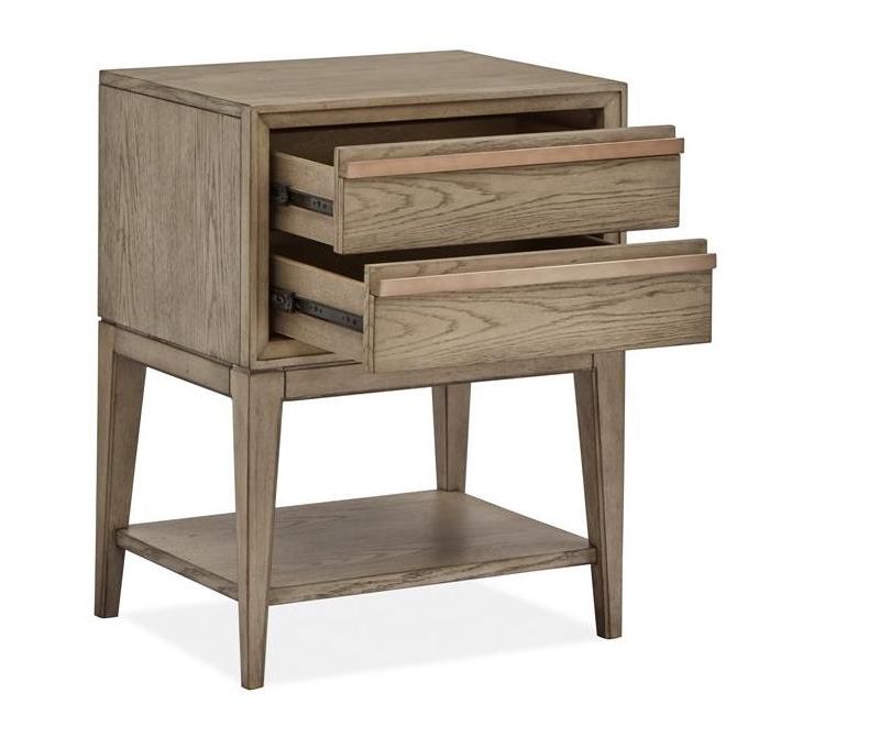 Magnussen B4877 Atelier Wood Open Nightstand