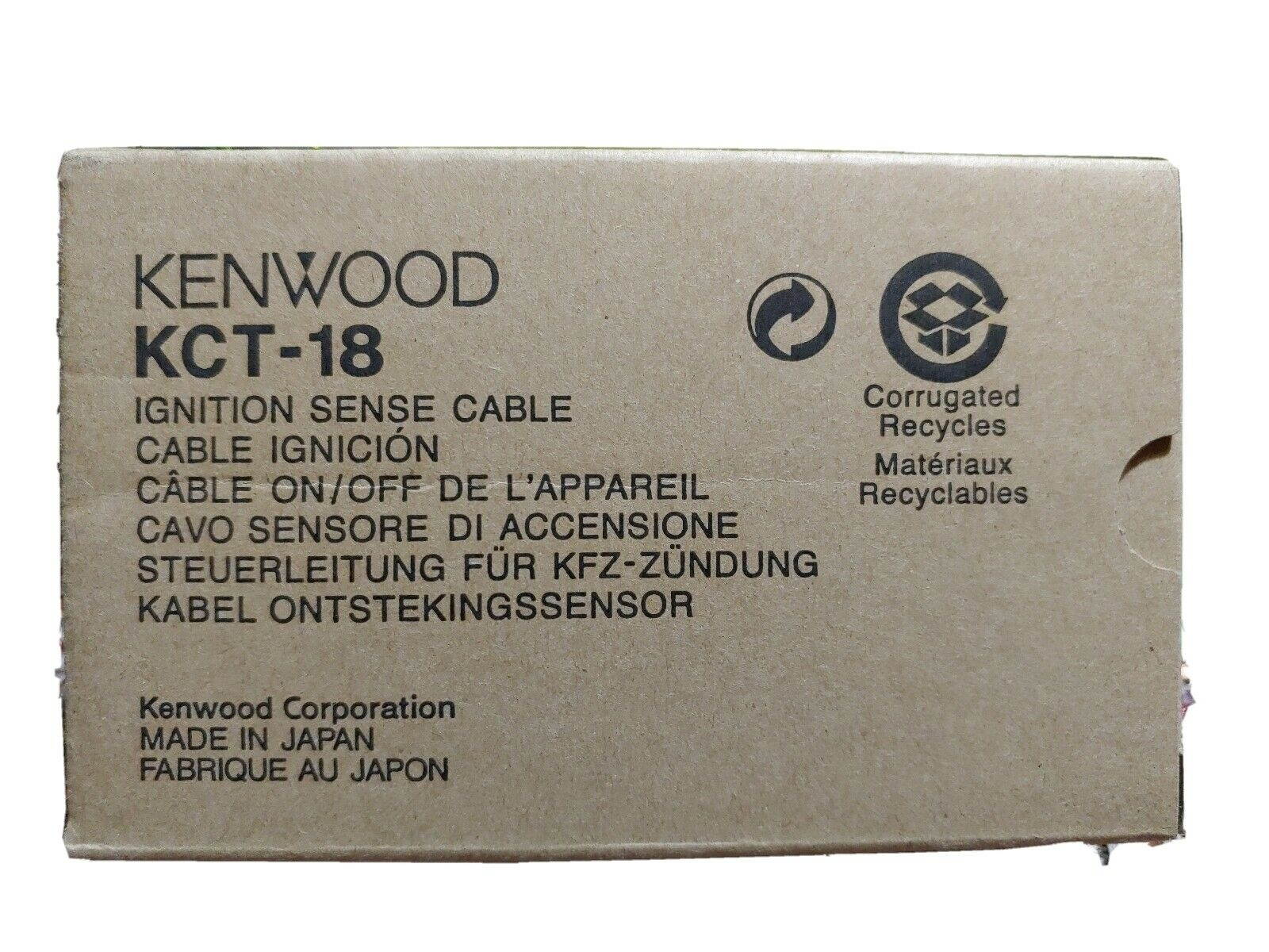 QTY 20 Case lot Kenwood KCT-18 Ignition Sense Cable NEW NIB OEM FACTORY