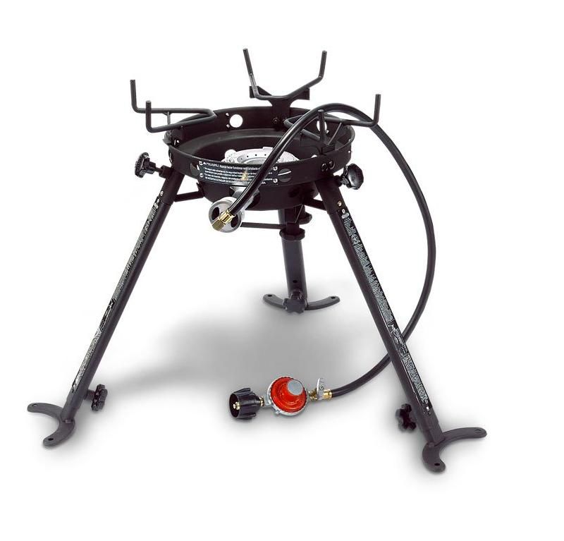 Eastman Outdoors Big Kahuna 65,000 Clean BTU Portable Outdoor Burner, Black