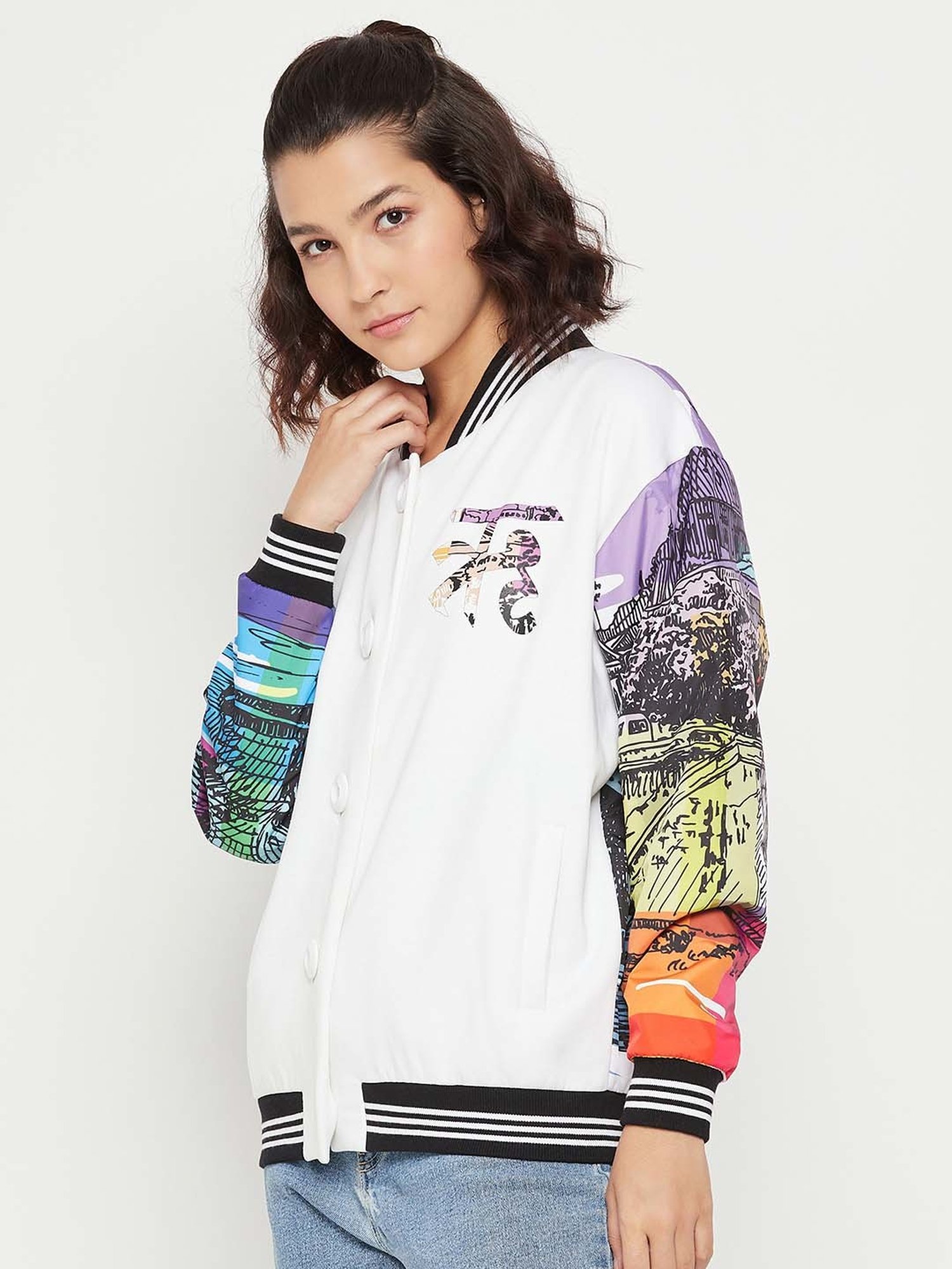 Karyn Seo Miranda Vintage Inspired Embroidered Kimono Cardigan