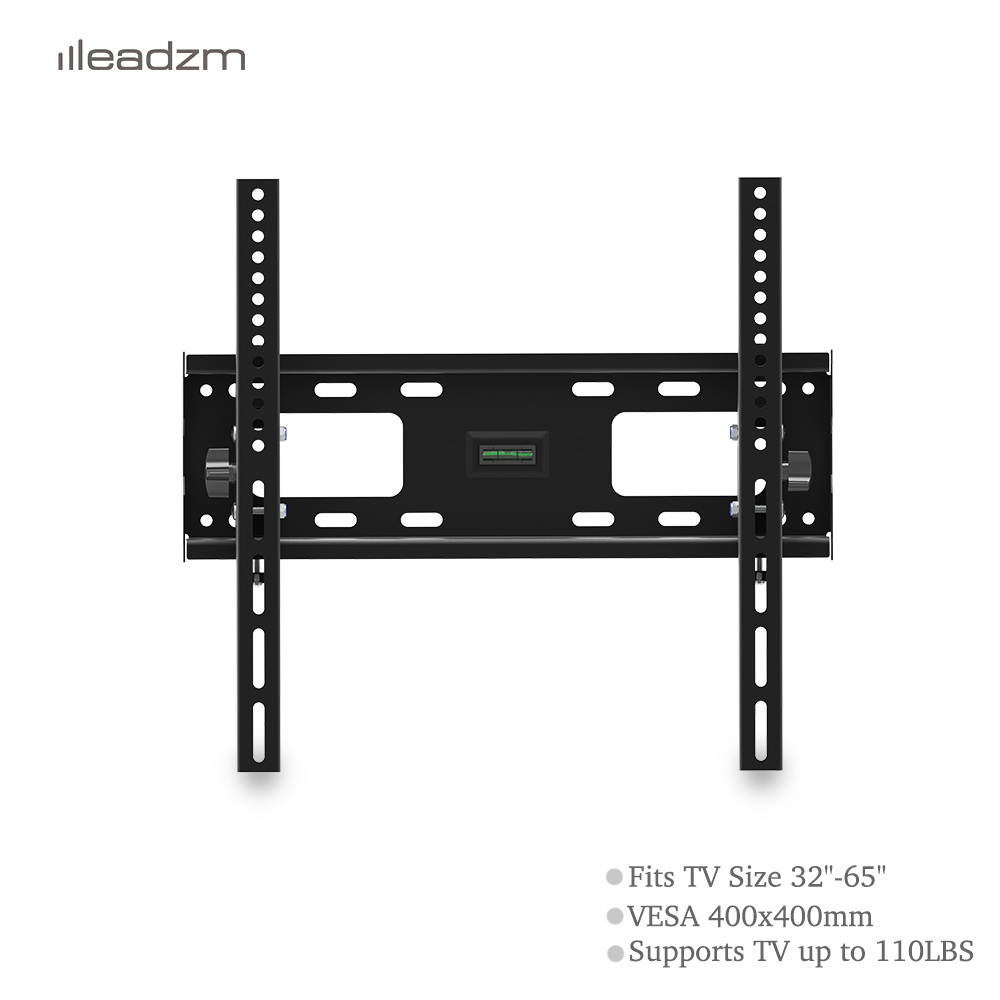 LEADZM TMW400 32-65" Flat Tilting TV Wall Mount with Spirit Level