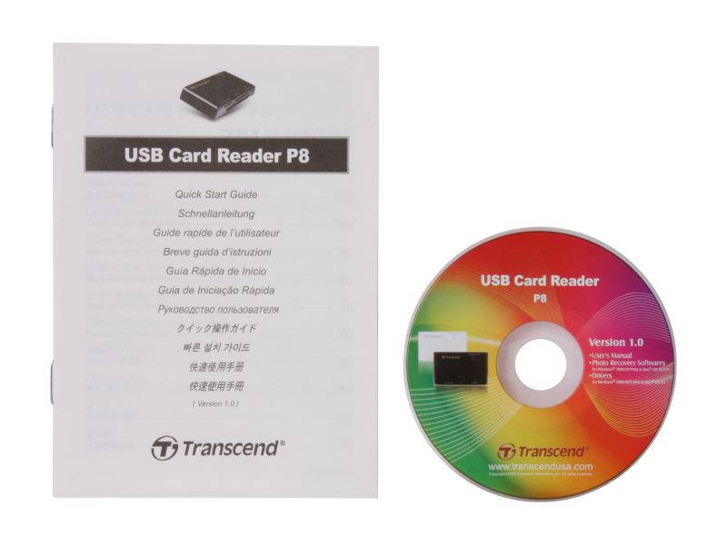 Transcend TS-RDF8W USB 3.0 RDF8 Flash Reader