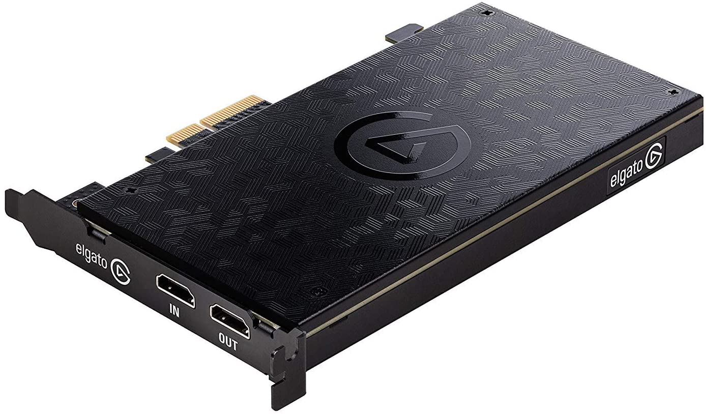 Elgato Game Capture 4K60 Pro - 4K 60fps capture card with ultra-low latency technology for recording PS4 Pro and Xbox One X gameplay, PCIe x4