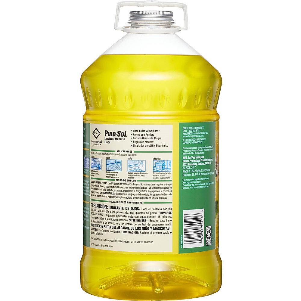 Pine-Sol All-Purpose Cleaner, Lemon Scent, 144 Oz Bottle