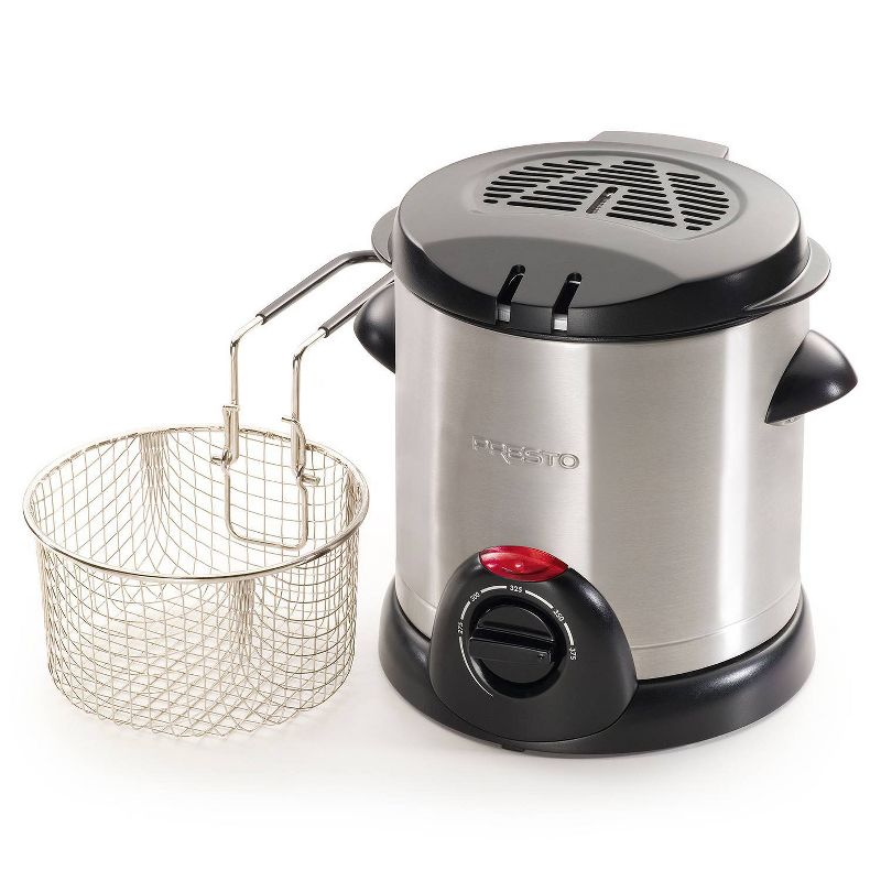 Presto Electric 1qt Deep Fryer - Silver - 05470