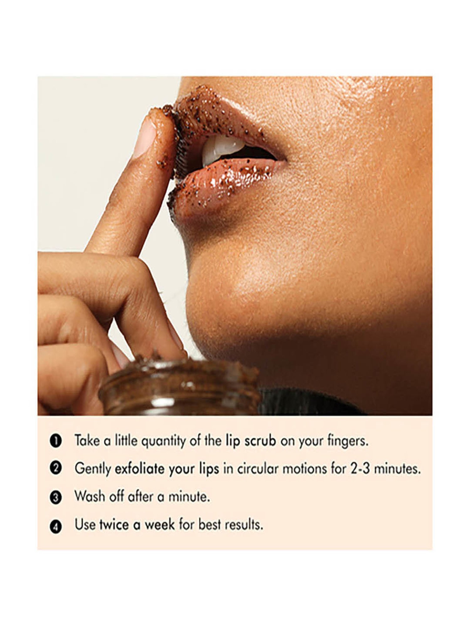 ENN Sugar Rush Nourishing Lip Scrub with Pomegranate & Vitamin E - 6 gm