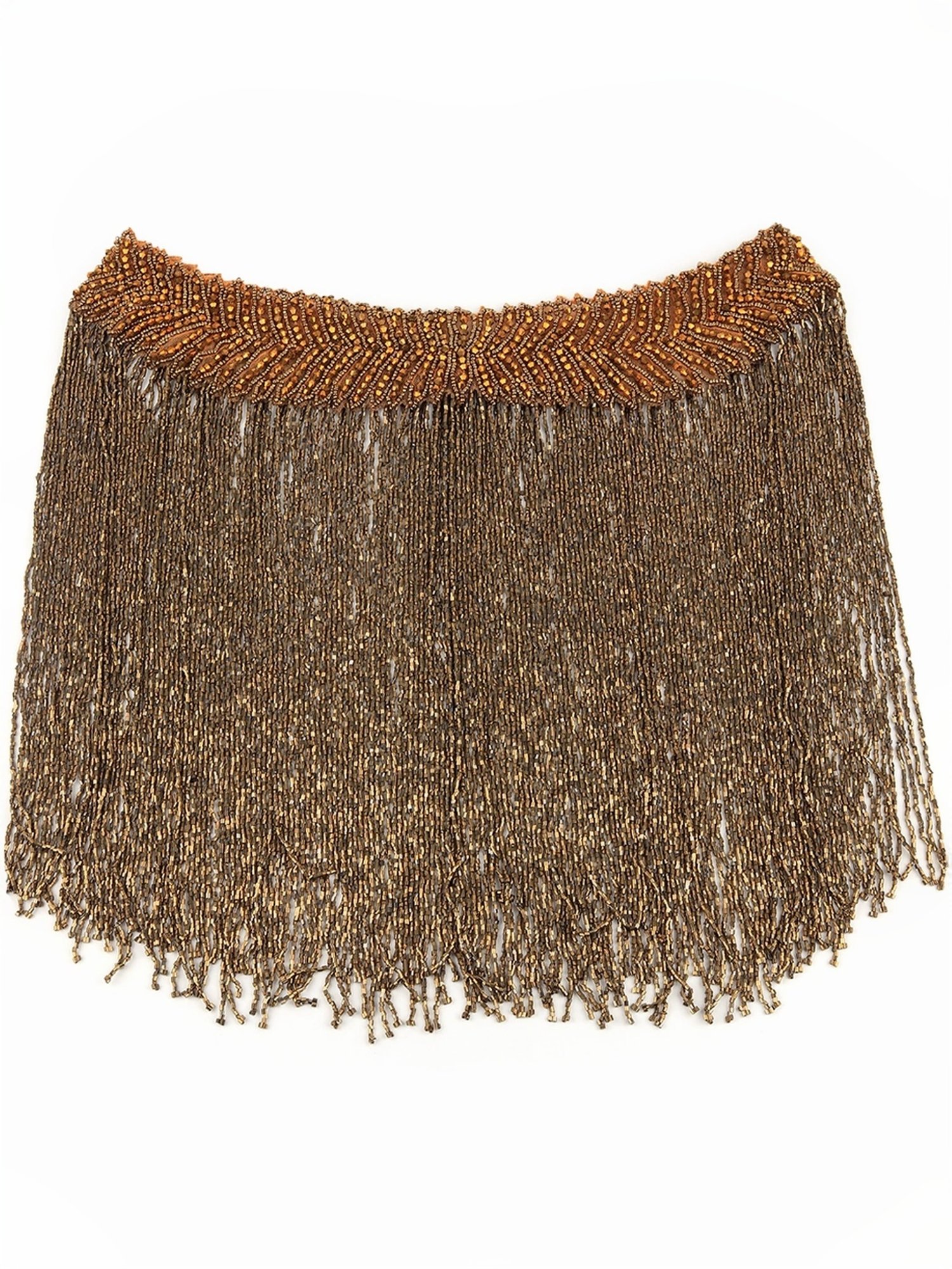 Odette Golden Embellished Fancy Cape