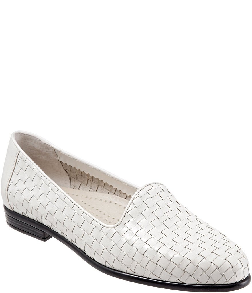 Trotters Liz Woven Leather Loafers