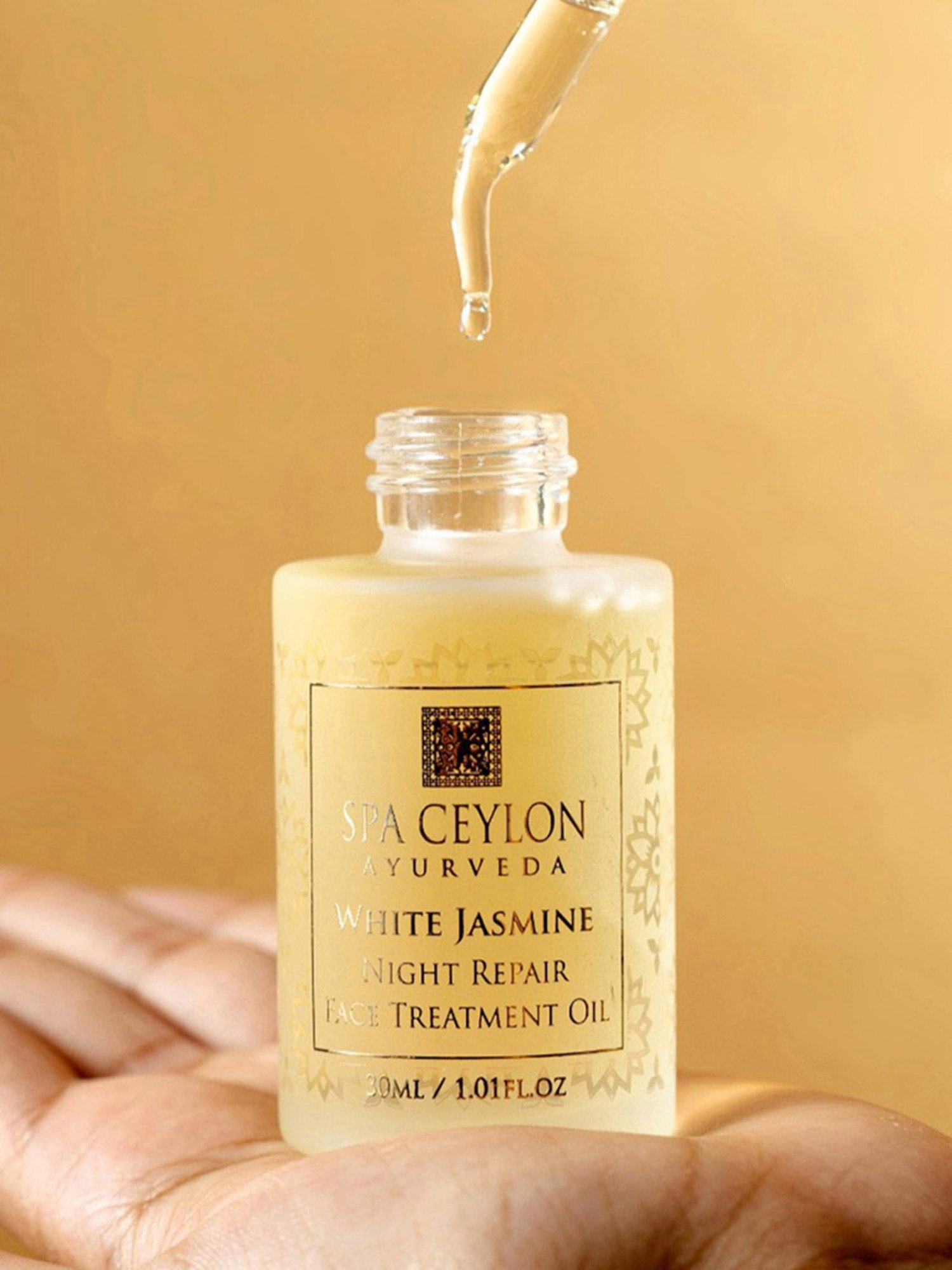 Spa Ceylon White Jasmine Night Repair Face Treatment Oil - 30 ml