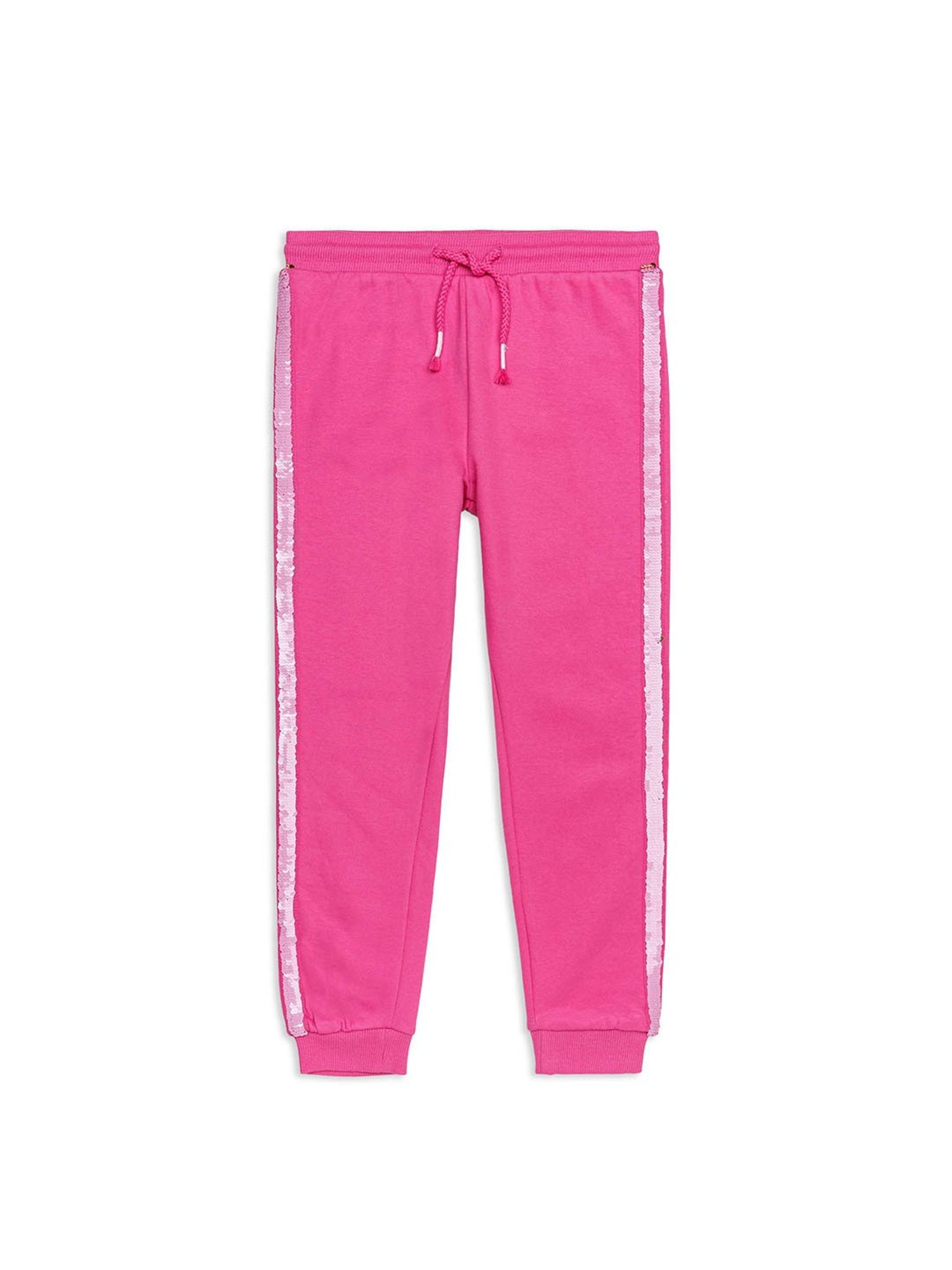 H by Hamleys Girls Pink Solid Joggers