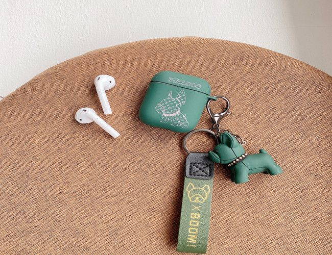 Airpods Case, Soft Case Cover Shockproof Protective Cute Airpod Case Cover Skins Compatible with Apple Airpods 2/1 Charging Case for Kids Girls Teens Women Boys With Keychain Pretty Design