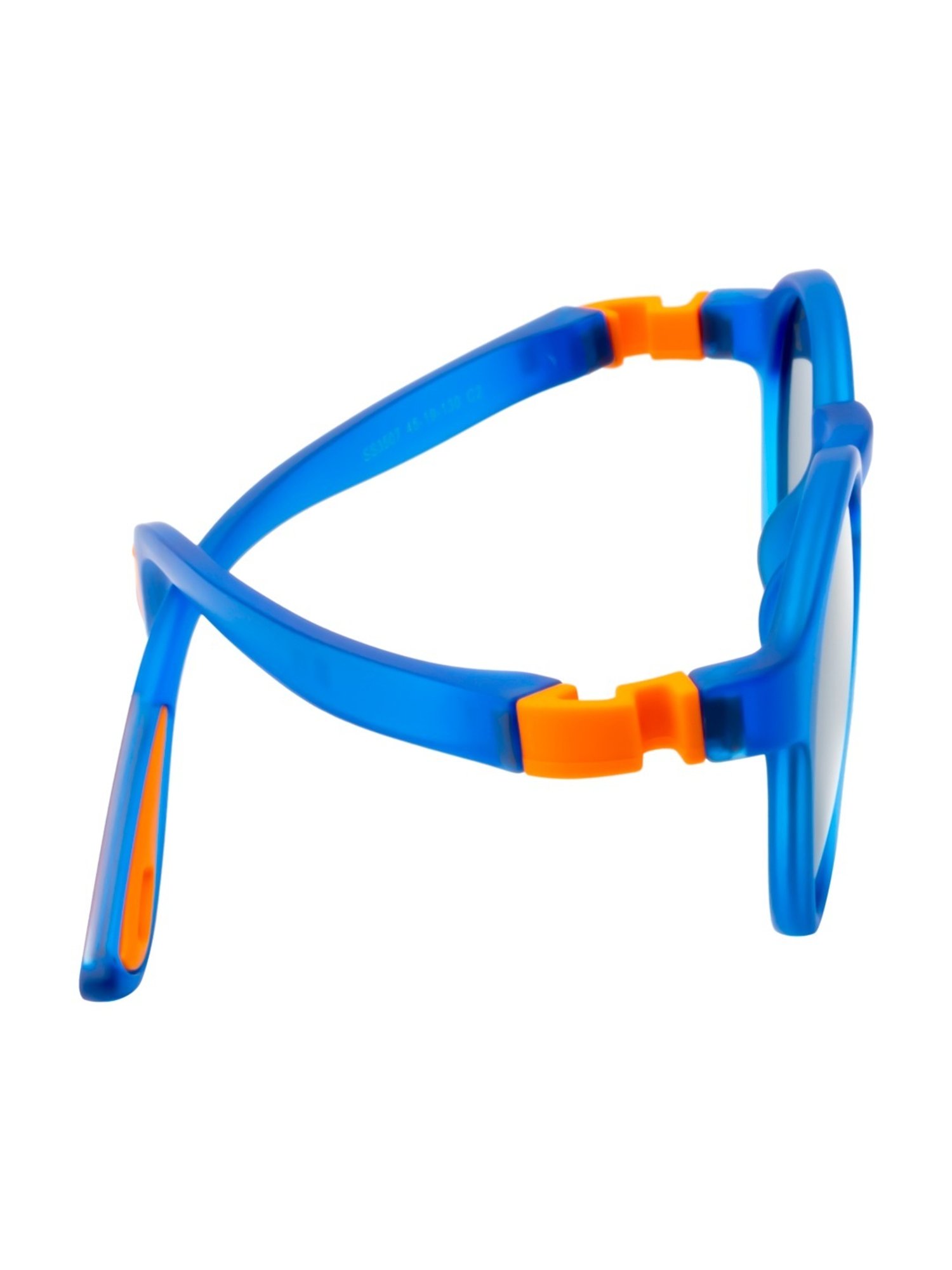 SeeSaw Black Round Unisex Sunglasses