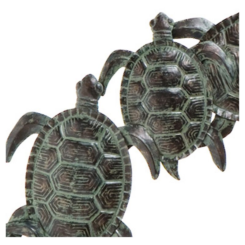 Sea Turtle Wall Art - Hand-Painted Greens - Aiden Lane