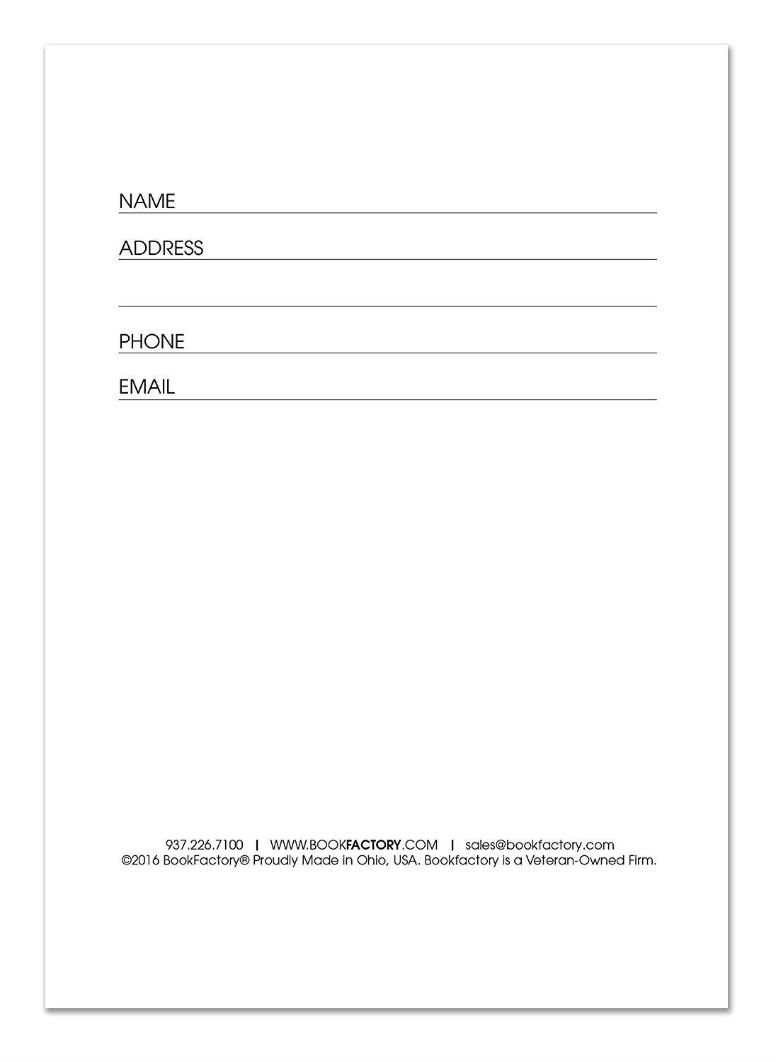 BookFactory A5 Notebook / A5 Ruled Notebook 120 pages (21cm x 29.7cm) Wire-O (RULE-120-5RW-A)