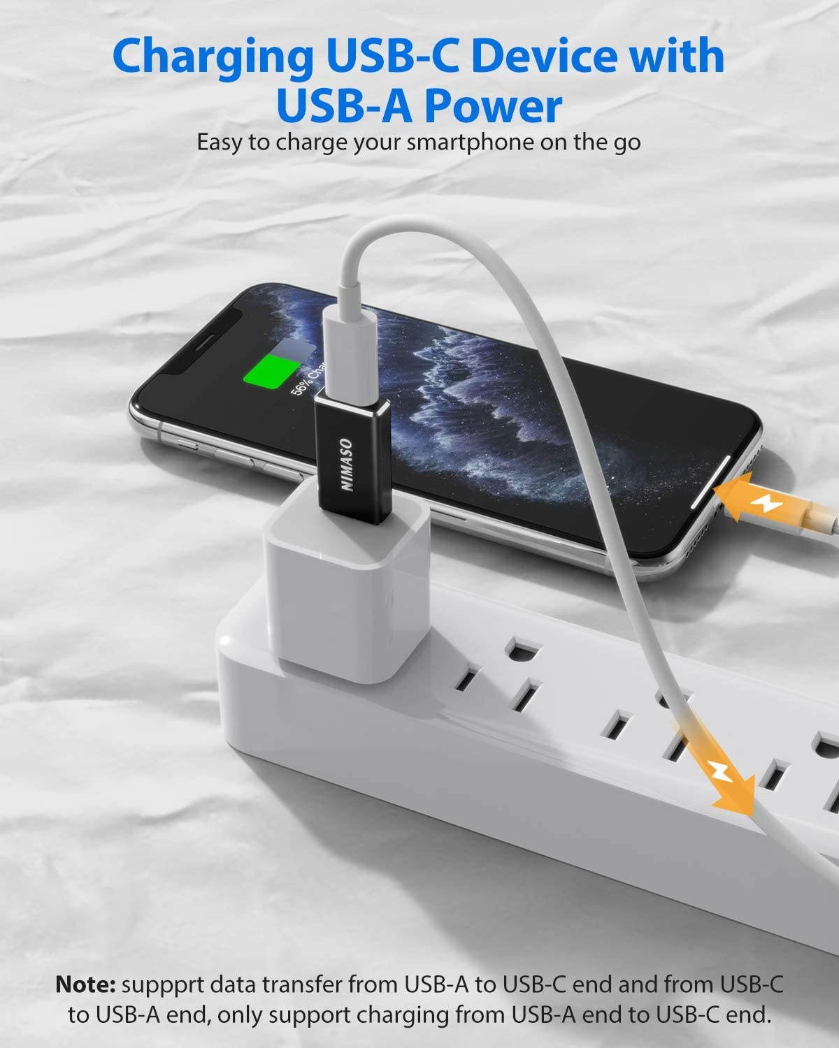 USB C to USB 3.0 Adapter Nimaso USB C Female to USB Male Adapter USB C 3.1 Gen 1 Adapter 5Gbps Compitable with MacBook Pro 2015/2013MacBook Air 2017/2015LaptopsChargers and More USB-A Devices