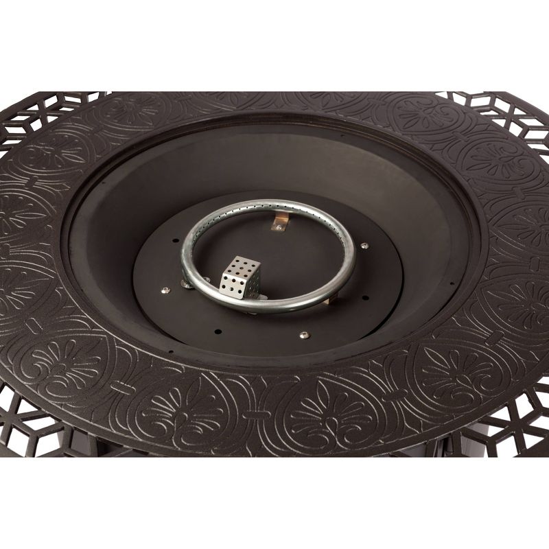 Longpoint Aluminum Round LPG Fire Pit - Fire Sense