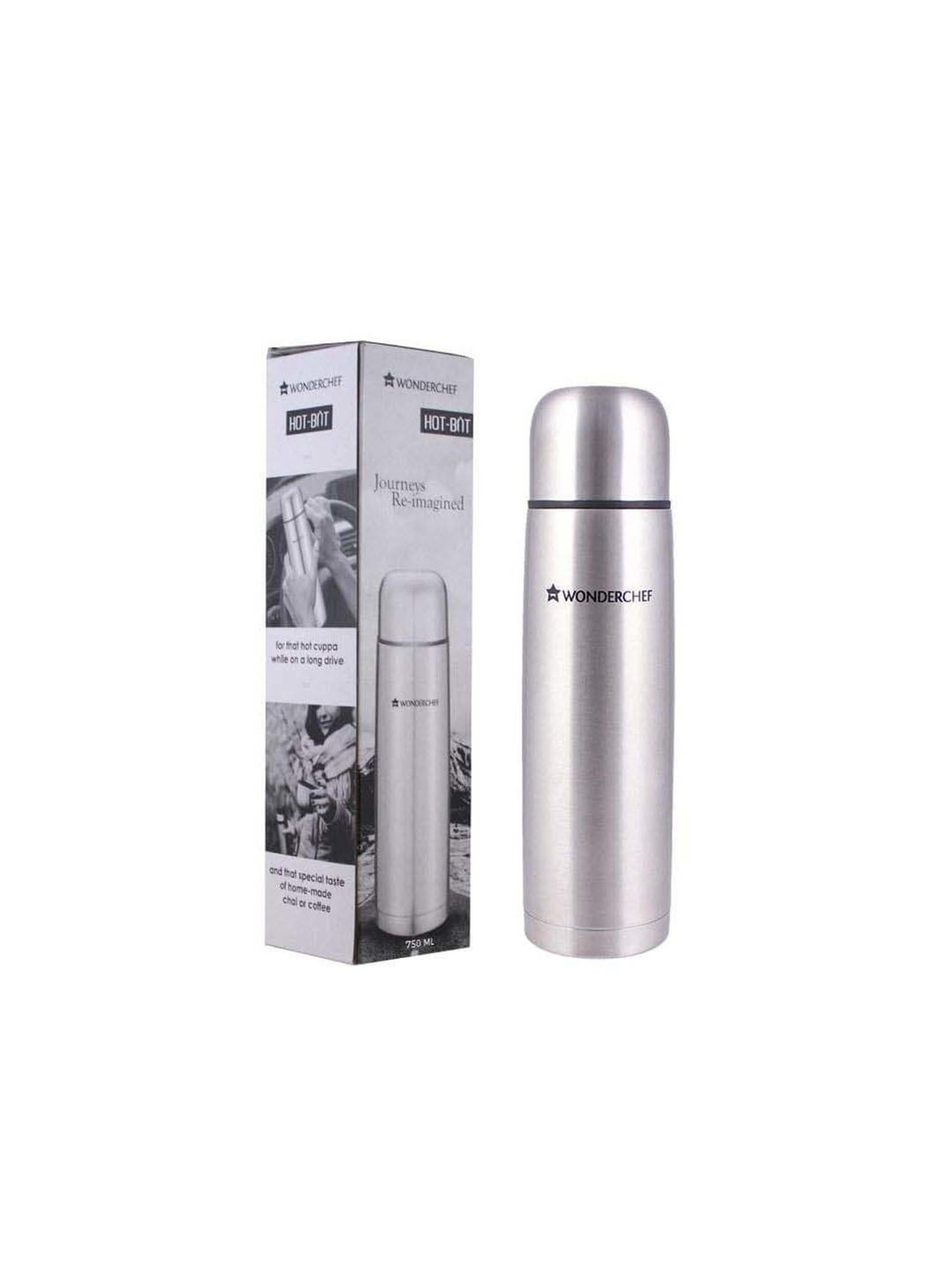 Milton Silver Stainless Steel Thermal Flask (1000 ml) - Set of 1