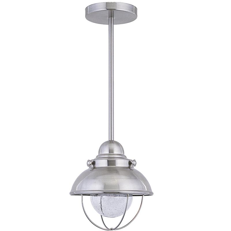 Generation Lighting Sebring 1 light Brushed Stainless Outdoor Fixture 615093S-98