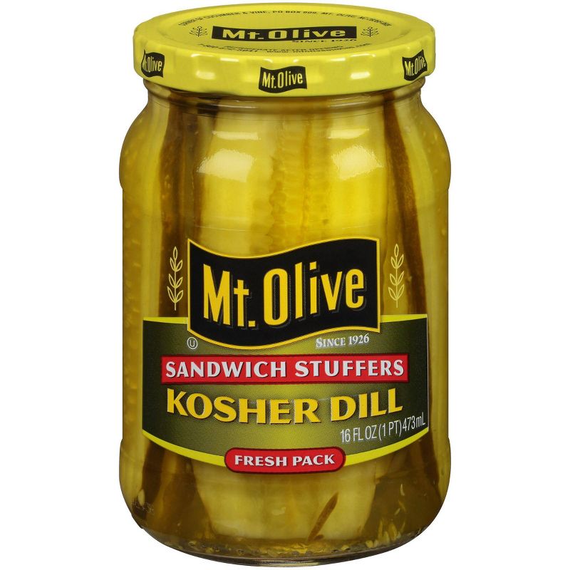 Mt. Olive Sandwich Stuffers Kosher Dill Pickle Slices - 16oz