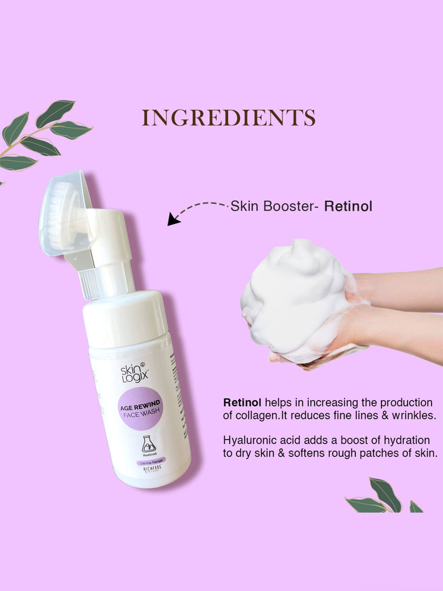 Richfeel Skin Logix Age Rewind Face Wash - 100 ml