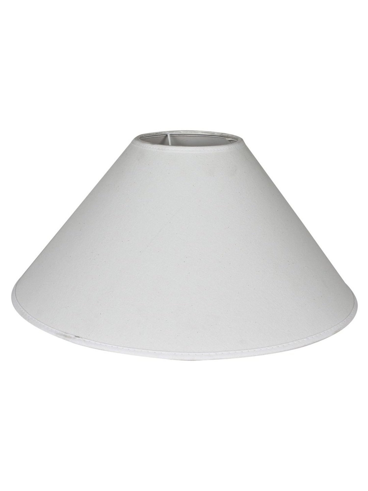 Kapoor Lamp Shades Transparent & White Glass Oleana Cotton Shade Table Lamp
