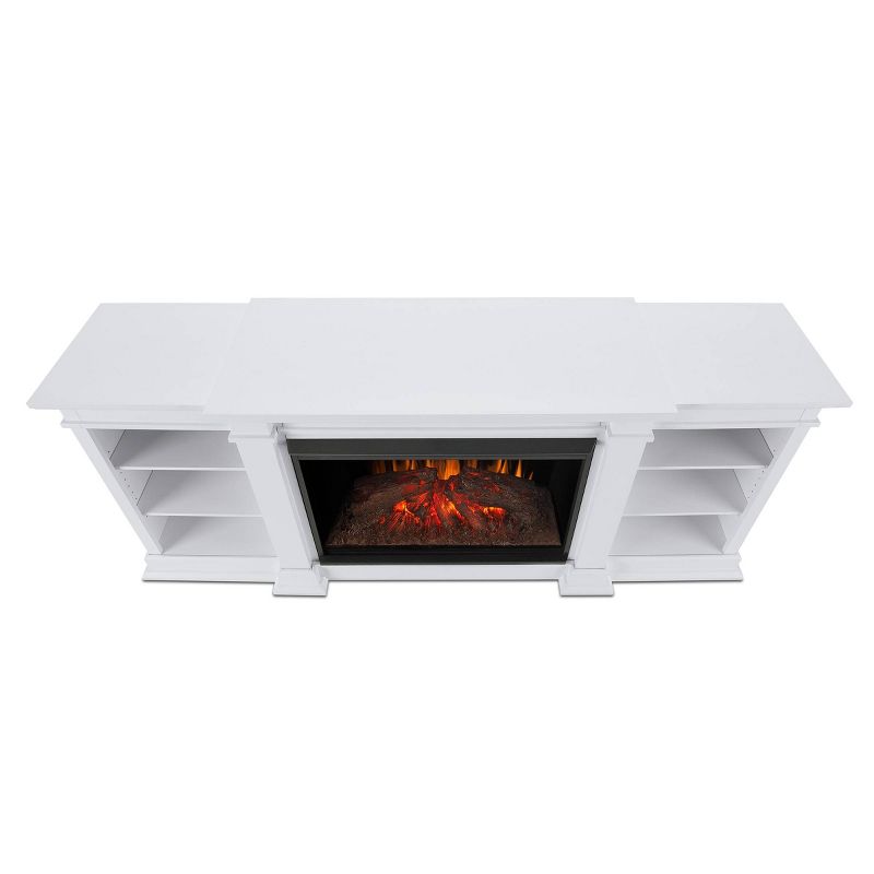Real Flame Eliot Grand Electric Fireplace Entertainment Center White