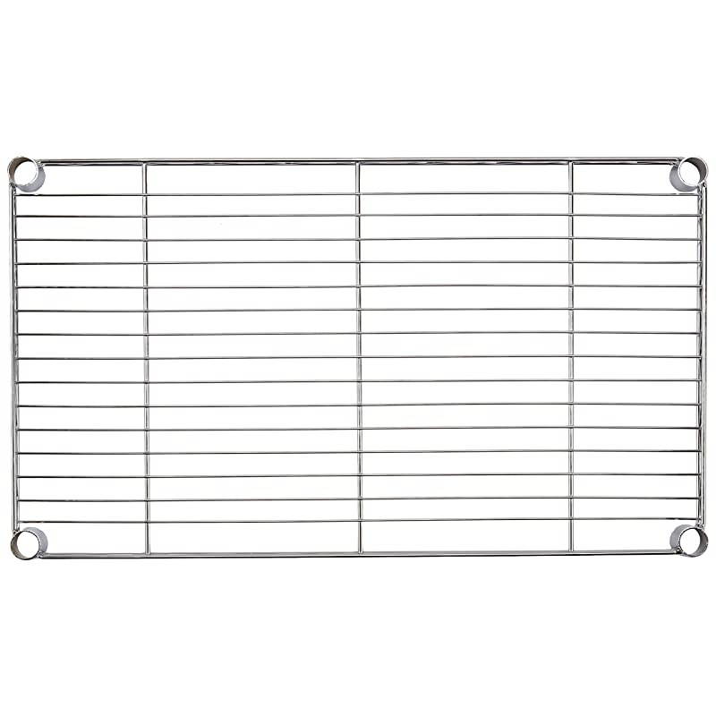 Basics 5-Shelf Adjustable, Storage Shelving Unit, Steel Organizer Wire Rack, Chrome & 3-Shelf Adjustable, Heavy Duty Storage Shelving Unit, Steel Organizer Wire Rack, Chrome