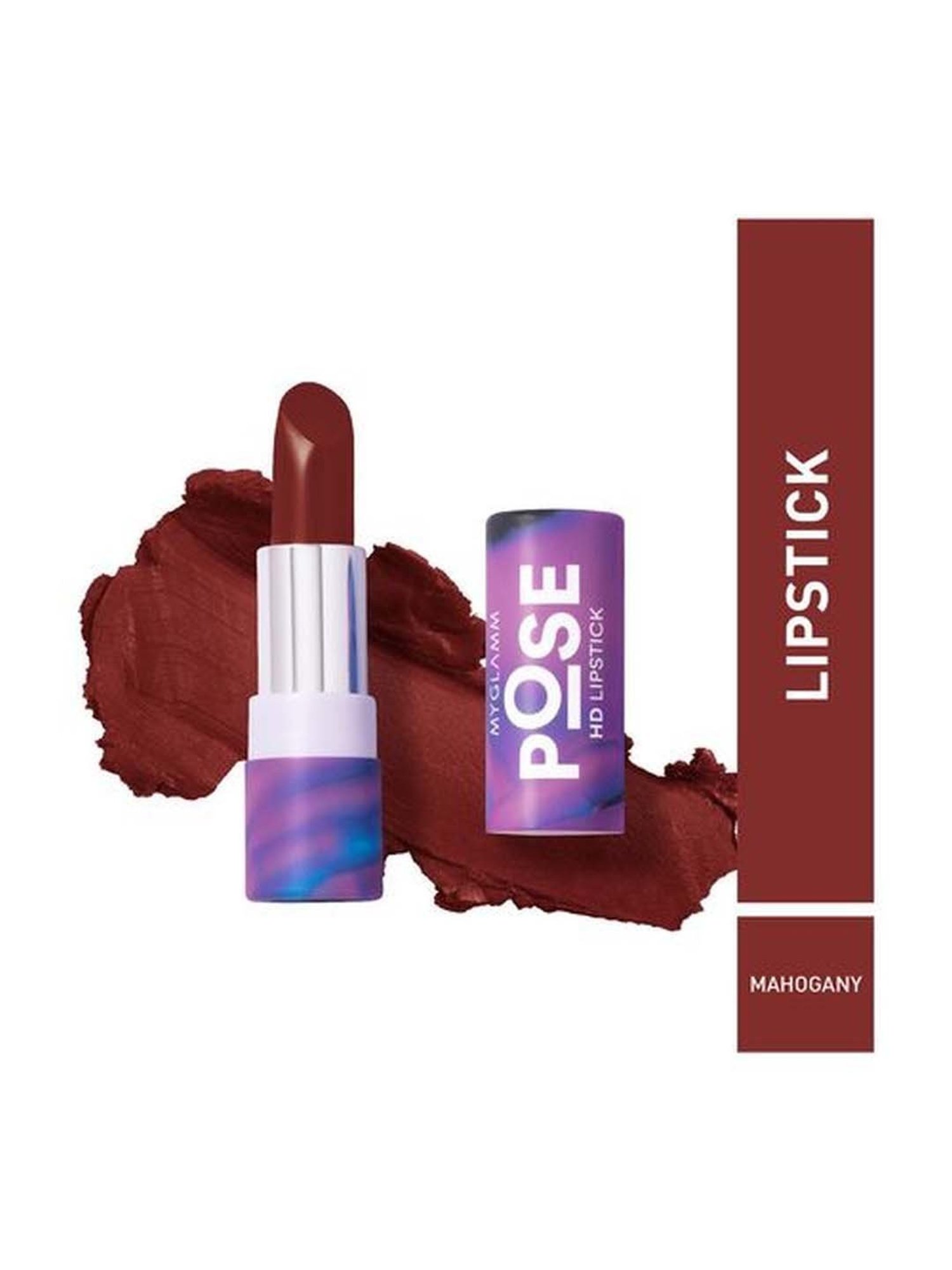 MyGlamm Pose Hd Lipstick Mahogany - 4 gm