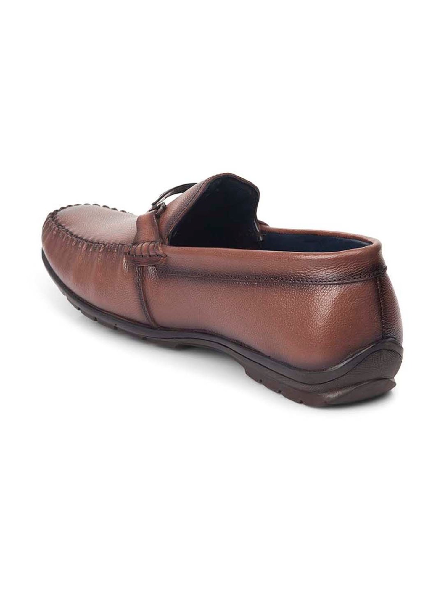 ID Men's Brown Formal Loafers