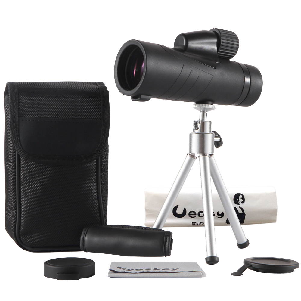 Ueasy Waterproof 12x50 High Powered Monocular Side Hand Strap with Tripod Outdoor Binoculares Sports Telescope monoculars for bird watching mini telescope