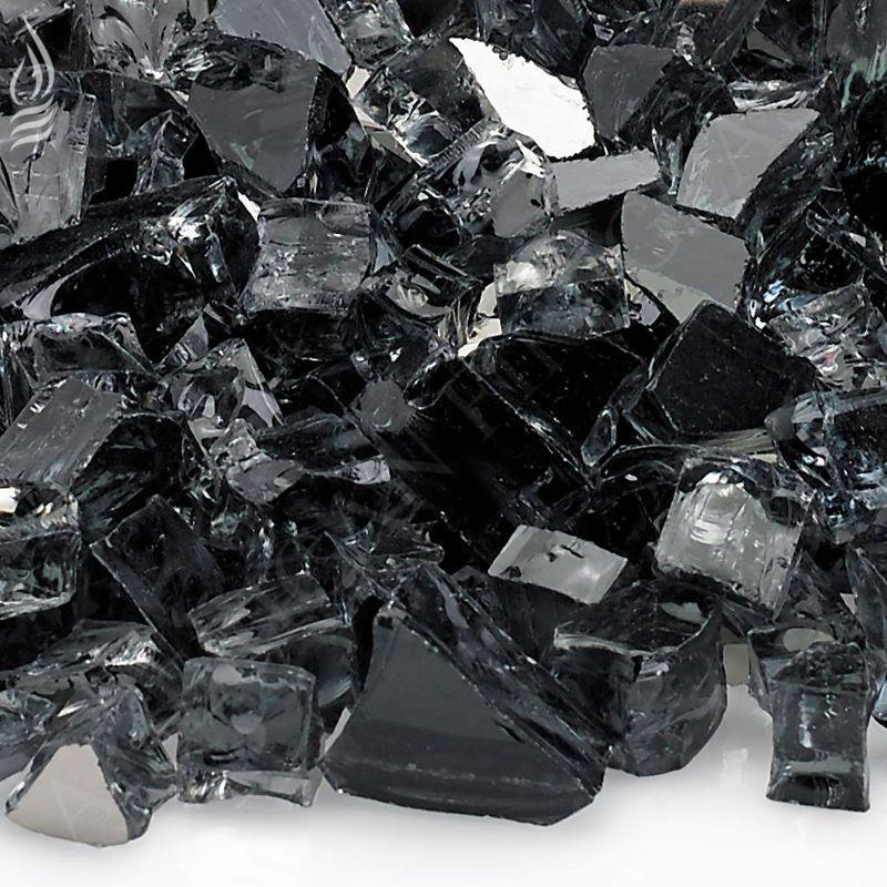 American Fireglass 10 LB Bag 1/2 Inch Reflective Fireplace & Firepit Fire Glass, Copper